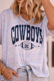 Cowboys DC Slouchy V Neck Tee