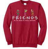 Christmas Friends Hybrid Sweatshirt