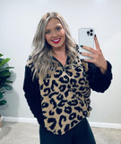 Wild and Sweet Leopard Sherpa