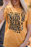 The Only B.S. I Need Is Beer and Sunshine Tee