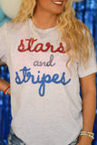 Stars And Stripes Faux Tinsel Tee