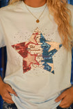 Faux Sequin Star Tee