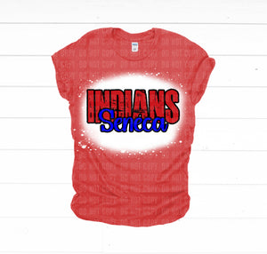 Seneca Indians Bleached T-shirt