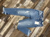 Kancan Raw Double Hem Jeans