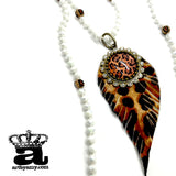 The White Leopard Necklace